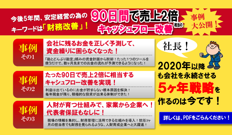 2018年財務改善びっくり事例